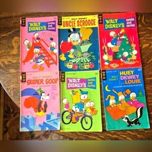 Gold Key Vintage Comics Lot Of 6